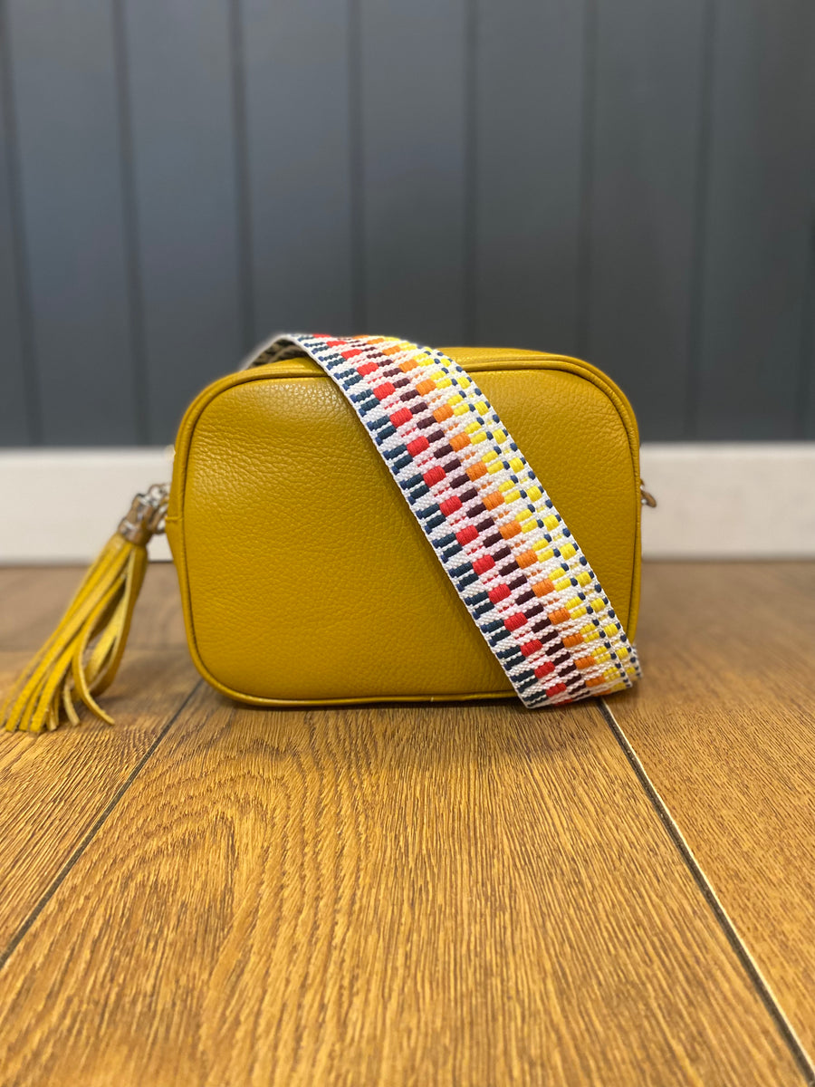 Leather Camera Bag & Strap Nora's Interiors & Gifts