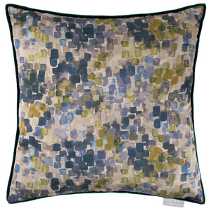 Vicente Printed Cushion Bluebell: Bluebell / Feather Filled / 50 x 50cm
