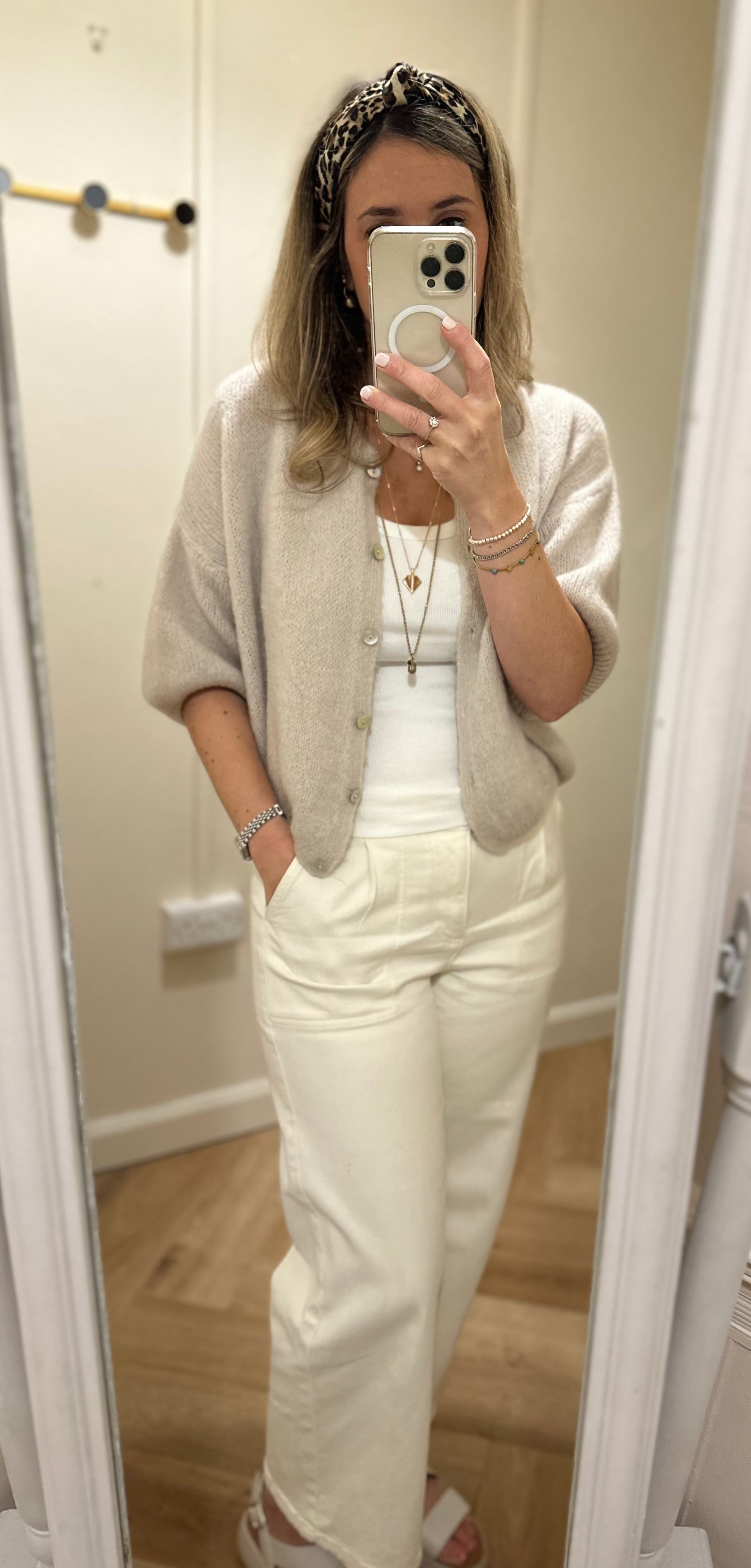Mohair Cropped Cardigan
