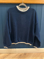 Load image into Gallery viewer, Mohair Contrast Trim Jumper

