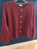 Load image into Gallery viewer, Mohair Long Sleeve Crop Cardigan
