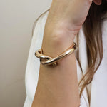 Load image into Gallery viewer, Bracelet - Cross Over Bangle
