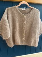Load image into Gallery viewer, Mohair Cropped Cardigan
