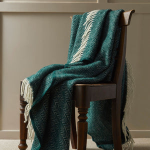 Wool Blanket - Dune Emerald