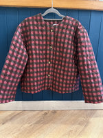Load image into Gallery viewer, Gingham Quilted Jacket

