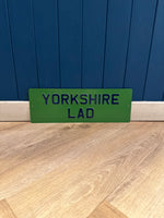 Load image into Gallery viewer, &#39;Yorkshire Lad&#39; Enamel Sign
