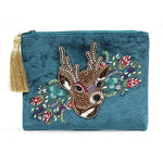 Load image into Gallery viewer, Velvet Beaded Bag
