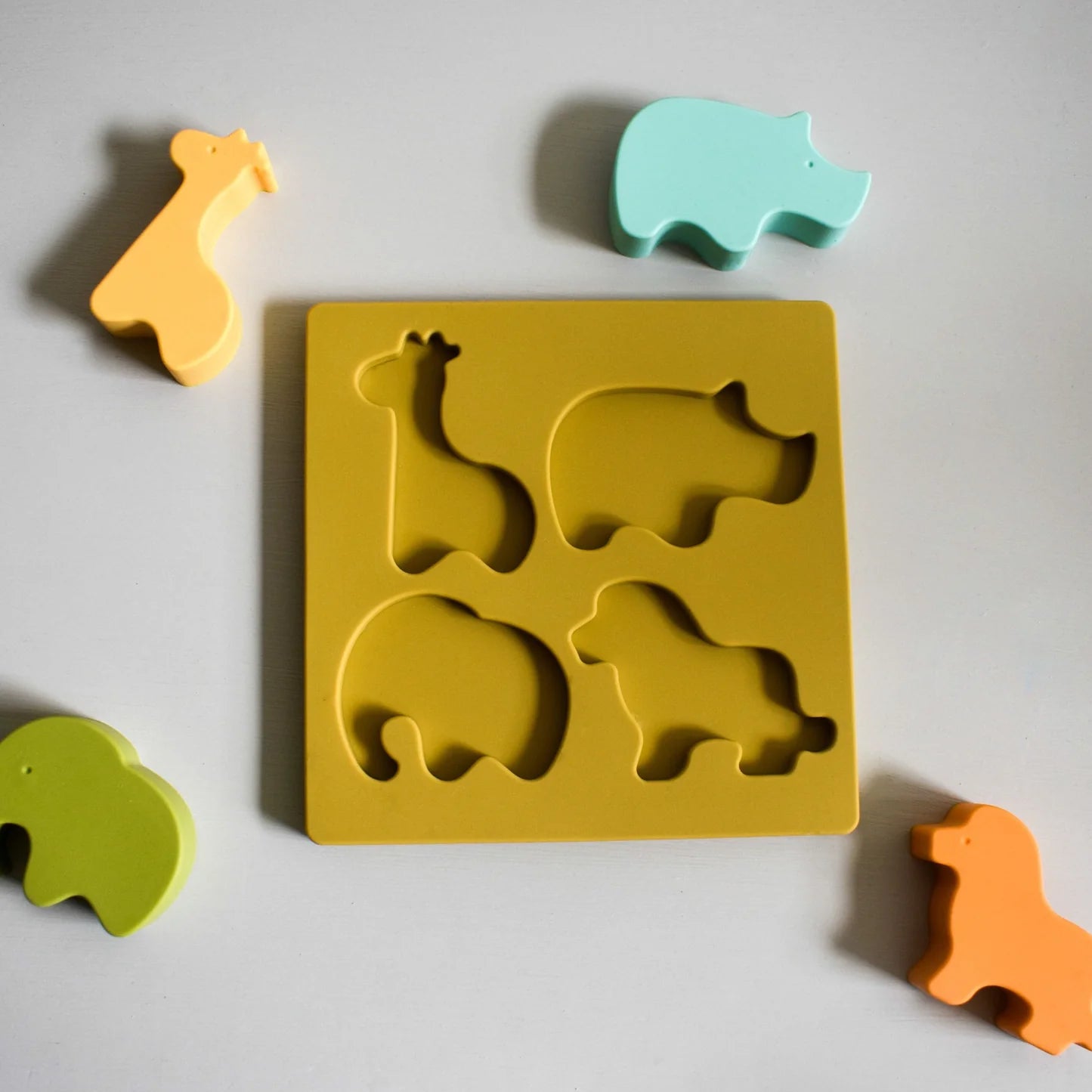 Silicone Animal Shape Sorter