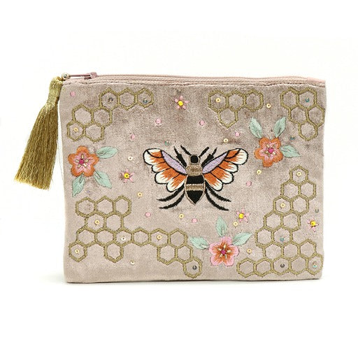 Embroidered Bag - Bees