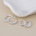 Load image into Gallery viewer, Earrings - Abi Hoop &amp; Stud Trio
