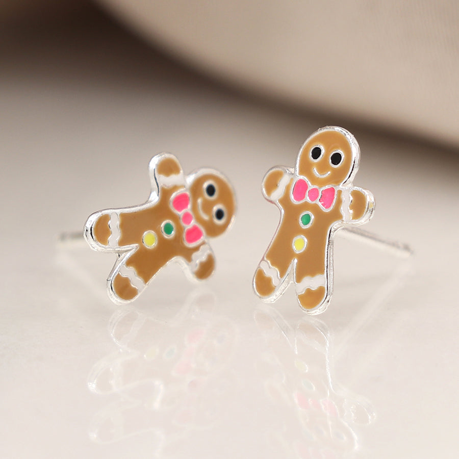 Silver Studs - Gingerbread