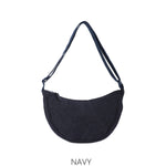 Load image into Gallery viewer, Corduroy Half Moon Bag
