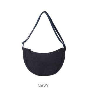Corduroy Half Moon Bag