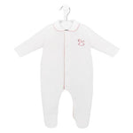 Load image into Gallery viewer, Rocking Horse Velour Sleepsuit
