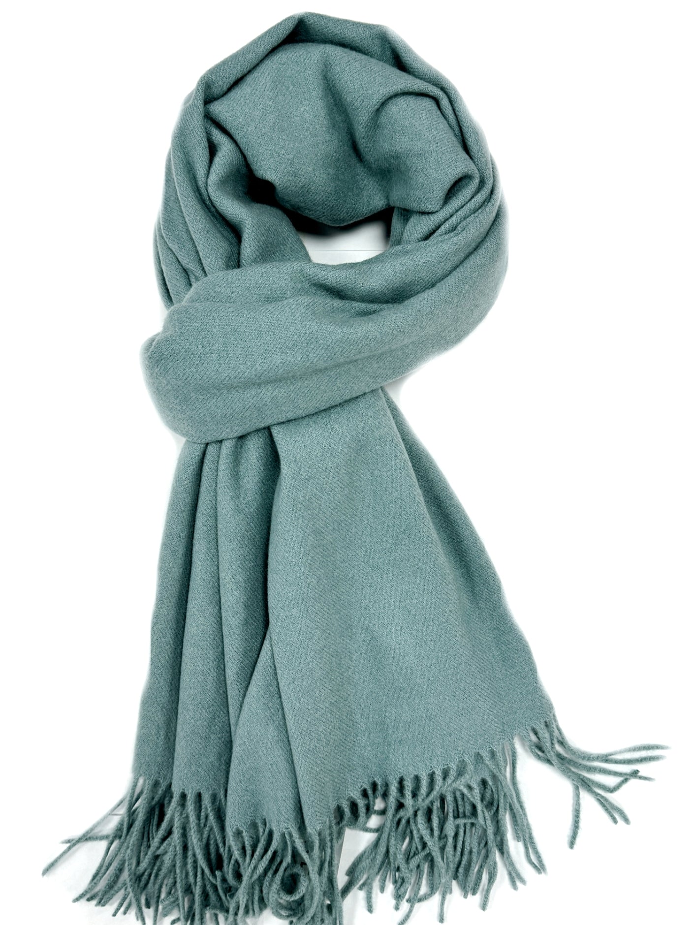 Plain Cashmere Mix Scarf