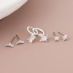 Load image into Gallery viewer, Earrings - Shelby Hoop &amp; Stud Trio
