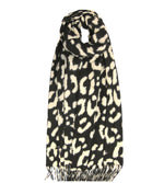 Load image into Gallery viewer, Leopard Cashmere Mix Scarf
