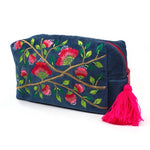 Load image into Gallery viewer, Embroidered Cosmetic Bag
