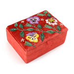 Load image into Gallery viewer, Embroidered Jewellery Box - Small
