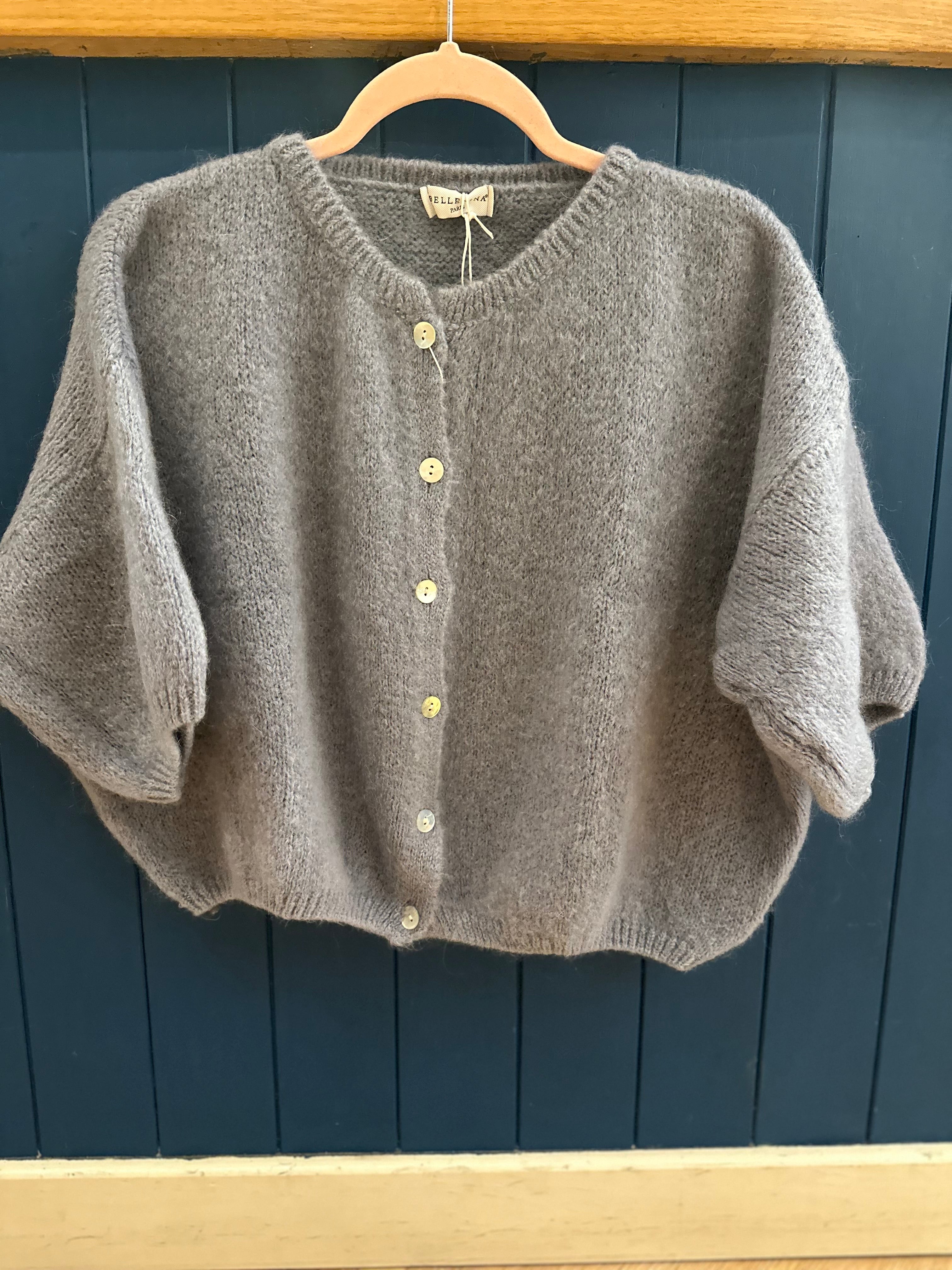 Mohair Cropped Cardigan