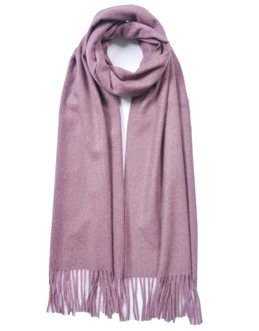 Plain Cashmere Mix Scarf
