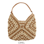 Load image into Gallery viewer, Crochet Hobo Bag
