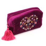 Load image into Gallery viewer, Embroidered Cosmetic Bag
