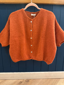 Mohair Cropped Cardigan