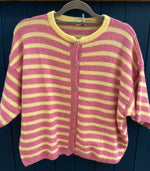 Load image into Gallery viewer, Alpaca Stripe Cardigan

