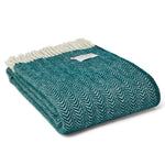 Load image into Gallery viewer, Wool Blanket - Dune Emerald
