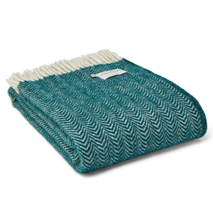 Wool Blanket - Dune Emerald