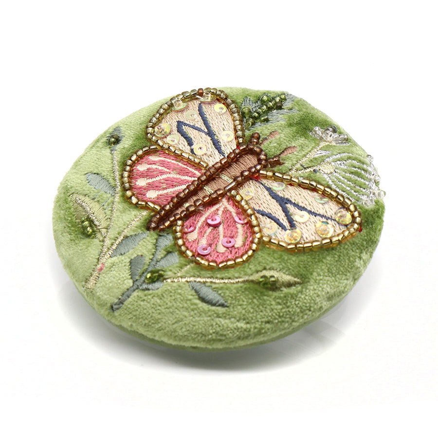 Embroidered Pocket Mirror