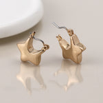 Load image into Gallery viewer, Earrings - Chunky Star Hoop
