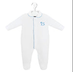 Load image into Gallery viewer, Rocking Horse Velour Sleepsuit
