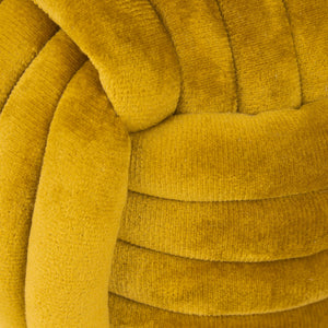 Knot Velvet Door Stop Ochre: Ochre / One Size