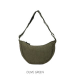 Load image into Gallery viewer, Corduroy Half Moon Bag
