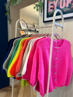 Load image into Gallery viewer, Mohair Cropped Cardigan
