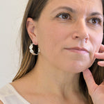 Load image into Gallery viewer, Earrings - Disc Hoops
