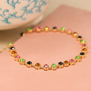 Bracelet - Multicolour Crystal