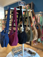 Load image into Gallery viewer, Corduroy Half Moon Bag
