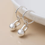 Load image into Gallery viewer, Earrings - Ball Hoop
