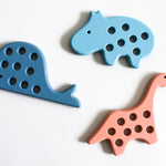 Load image into Gallery viewer, Silicone Animal Threading Toys
