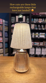 Load image into Gallery viewer, Luma Beige Lamp
