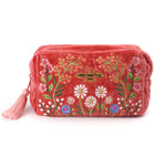 Load image into Gallery viewer, Embroidered Cosmetic Bag
