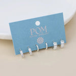 Load image into Gallery viewer, Earrings - Tia Hoop Trio
