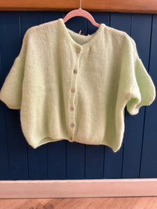 Mohair Cropped Cardigan