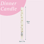 Load image into Gallery viewer, Christmas Dinner Candle - Star or Holly
