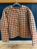 Load image into Gallery viewer, Gingham Quilted Jacket
