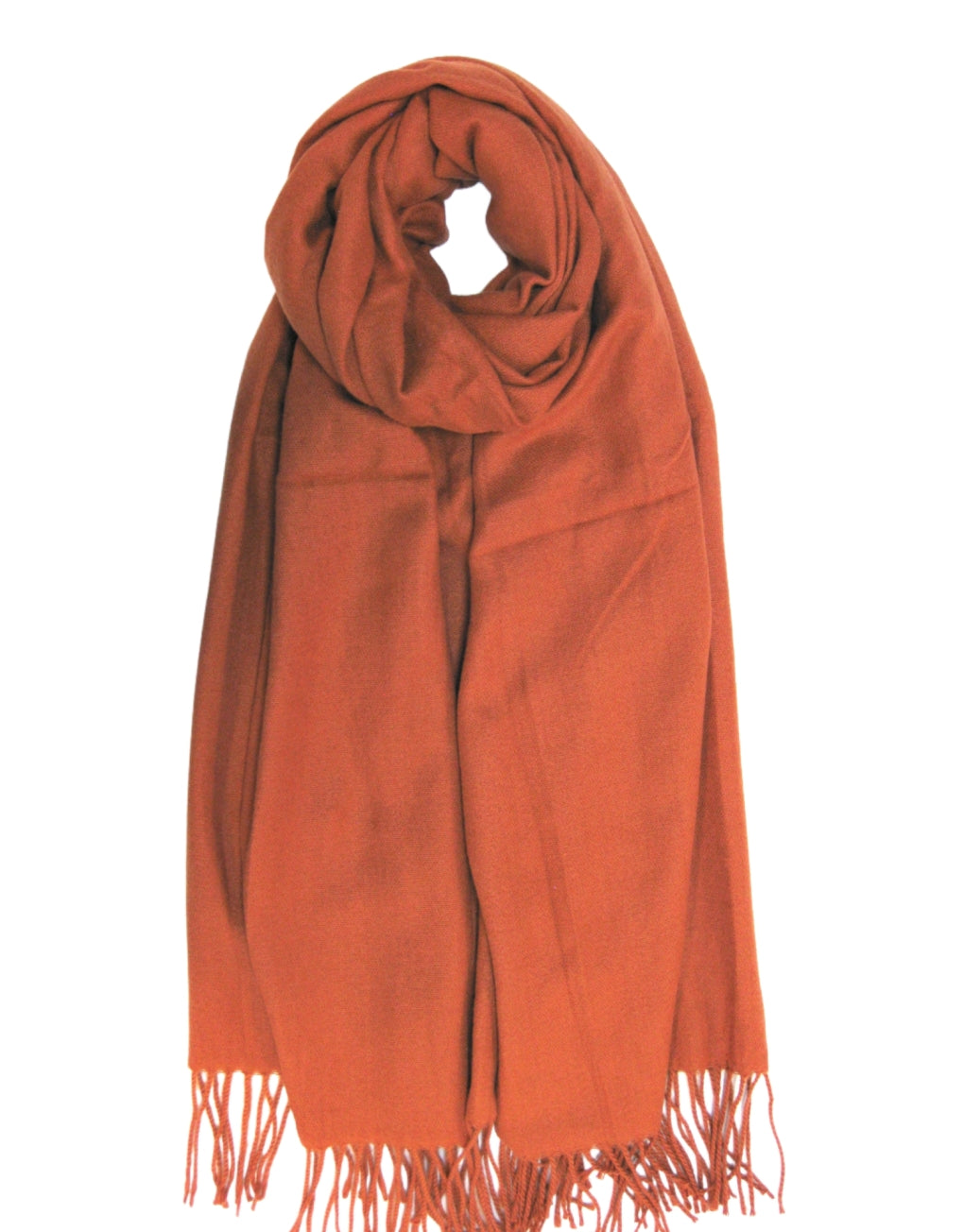 Plain Cashmere Mix Scarf