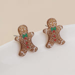 Load image into Gallery viewer, Earrings - Gingerbread Stud
